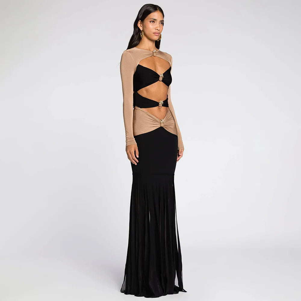 Cut-Out Gown