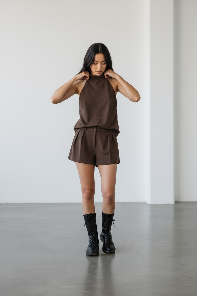 Cocoa Elegance Co-Ord Set