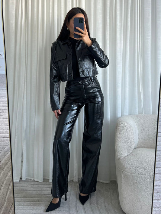 Set black vinly