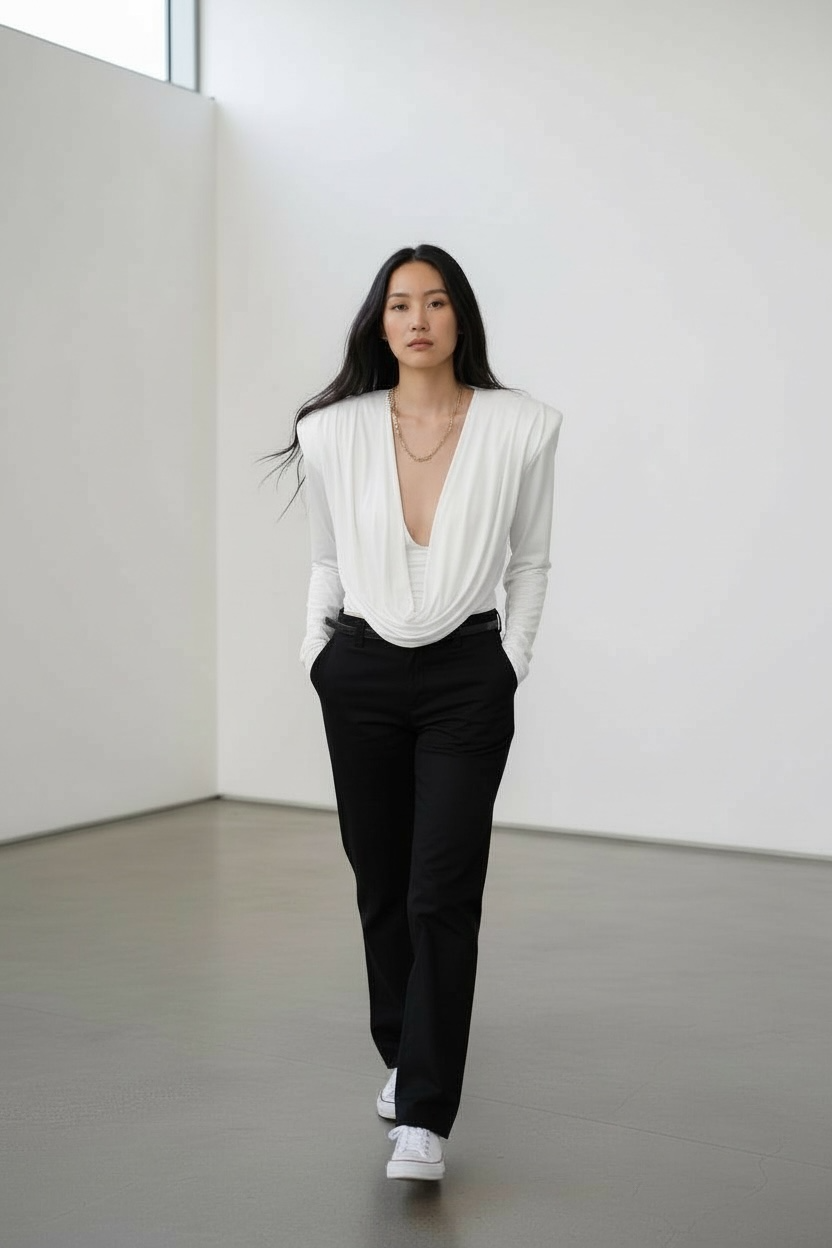 Reversible Draped Top