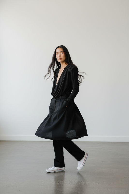 Reversible Draped Top